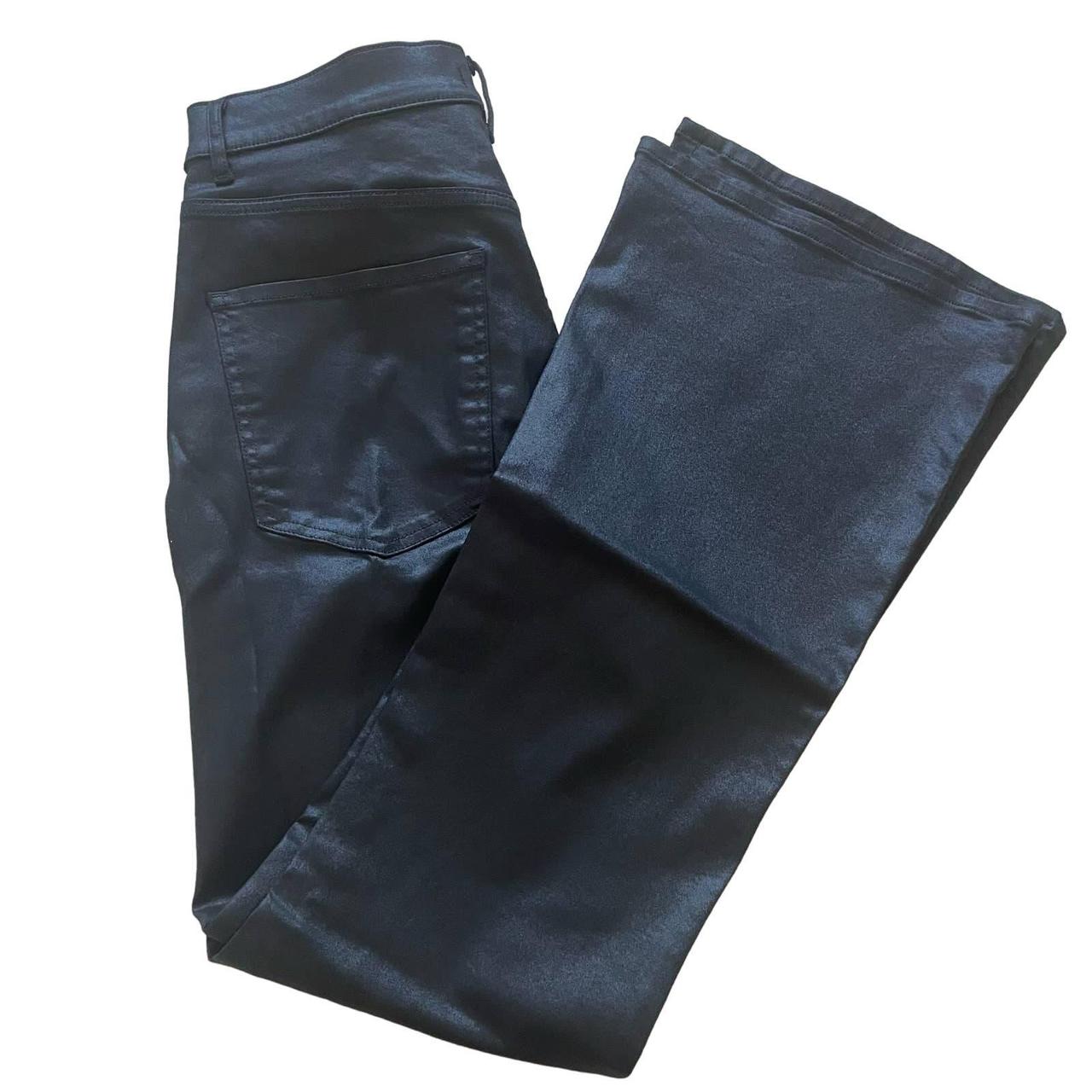 Women's Blue Coated Jeans - Express
