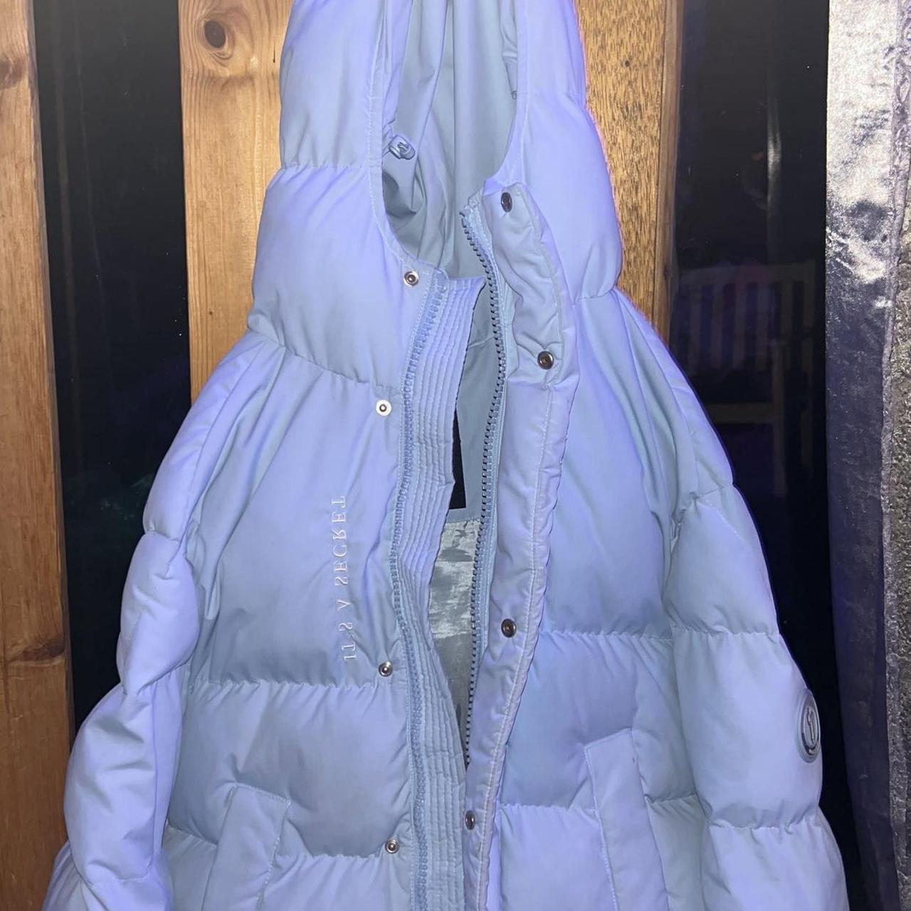 Light blue trapstar coat only worn 4 or 5 times - Depop