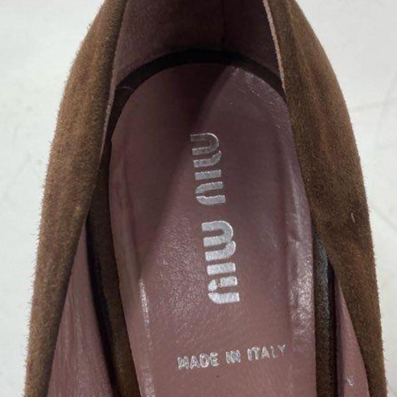 Miu Miu Women's Pumps - Brown - US 7 – Miu Miu by… - image 1