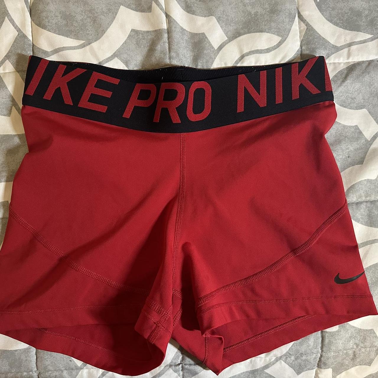 Nike Pro red shorts - Depop