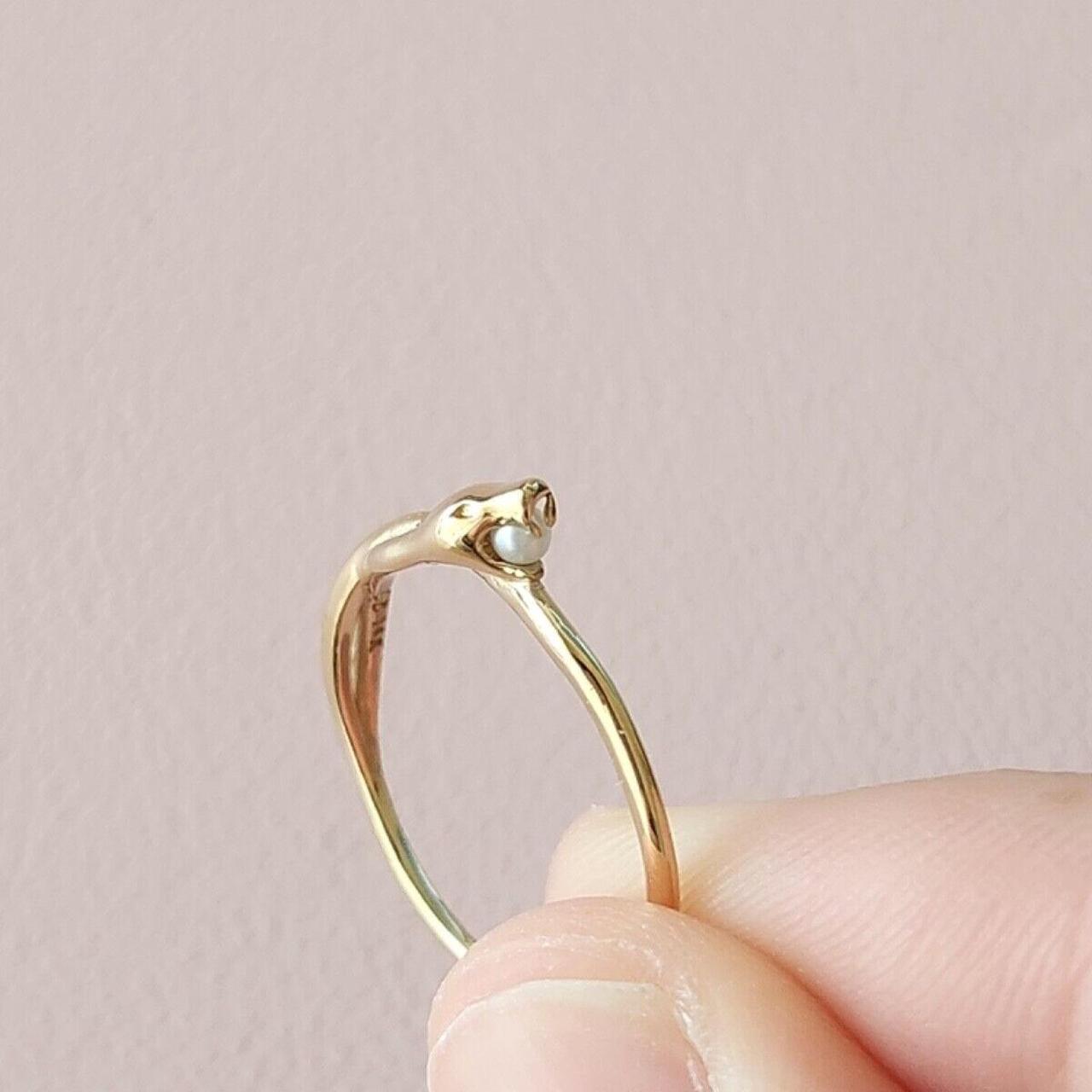 LAブランド♪ お洒落 ☆Catbird☆ SYLVIE SNAKE RING Sylvie Snake Stacking Ring | Catbird Jewelry