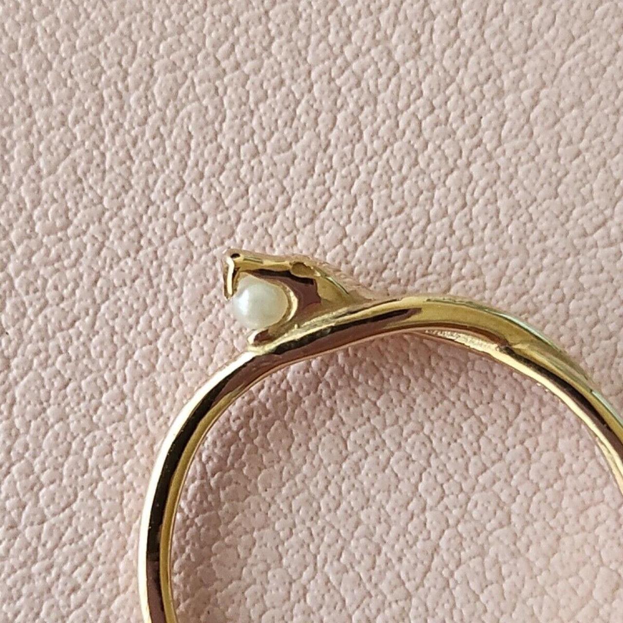 Catbird NYC - 14k Gold - Sylvie Snake Ring - Size | Depop