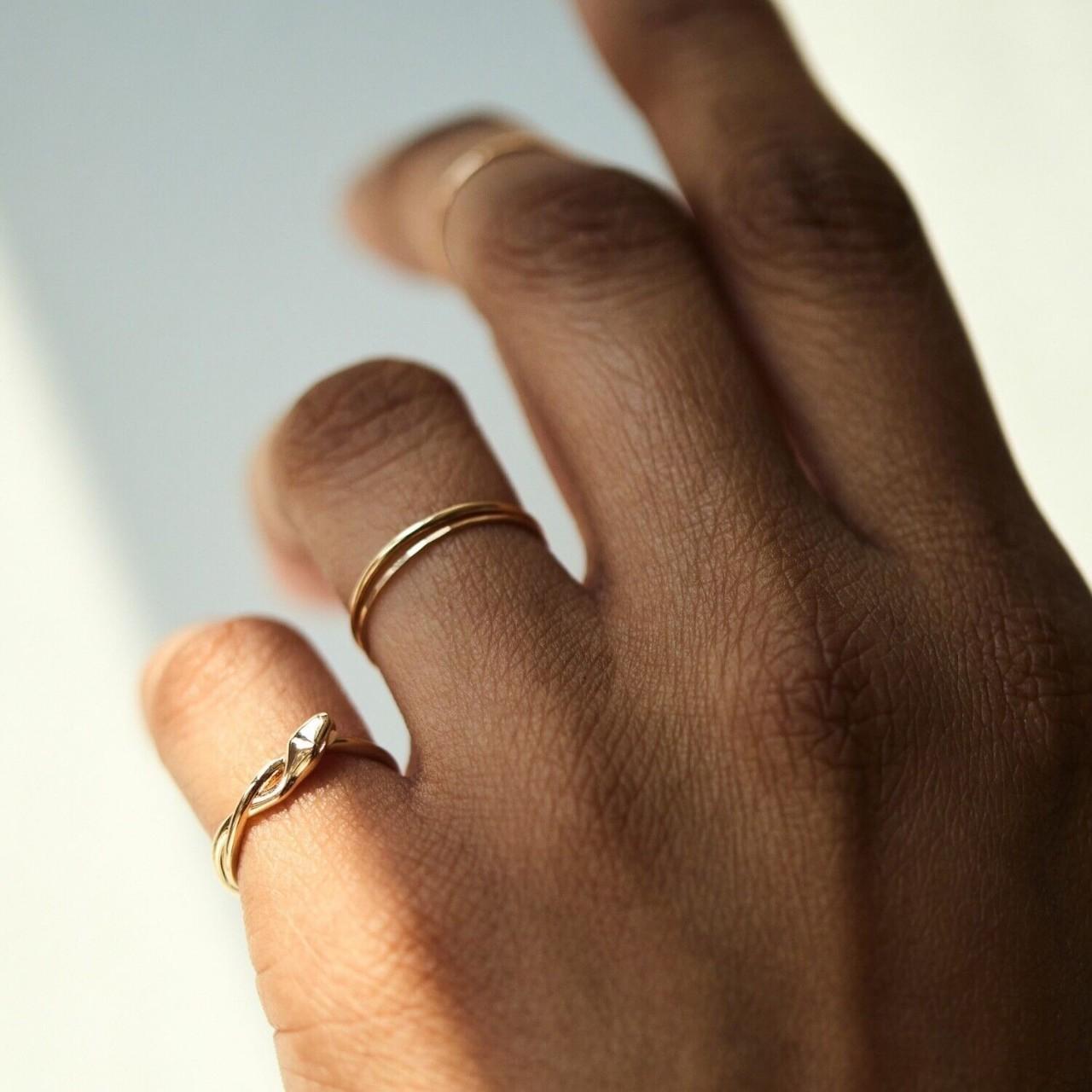 Catbird NYC 14k Gold Sylvie Snake Ring Size. Depop