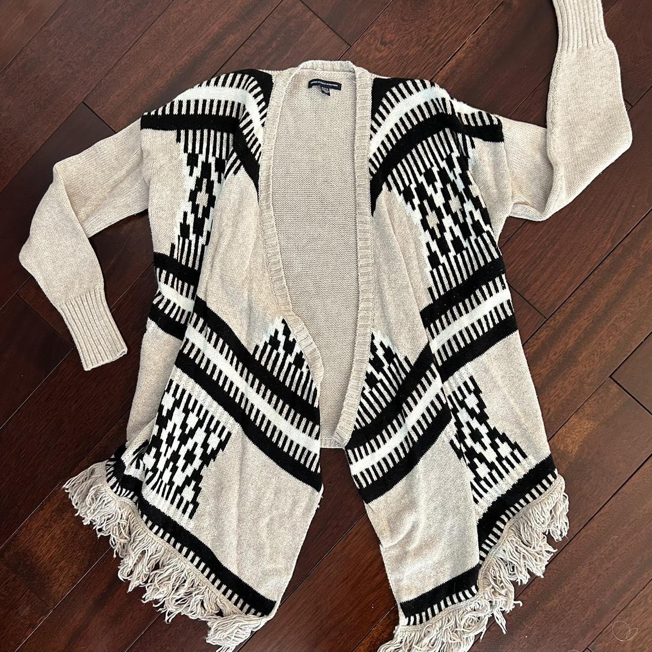 American eagle clearance fringe cardigan