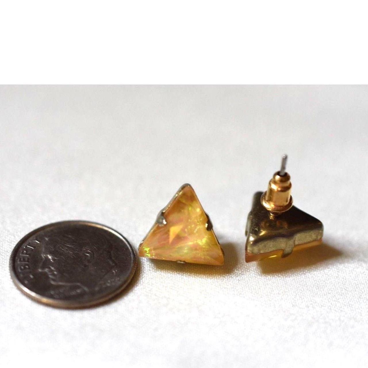 Source Unknown Women's Earrings - Yellow/Orange –… - image 2