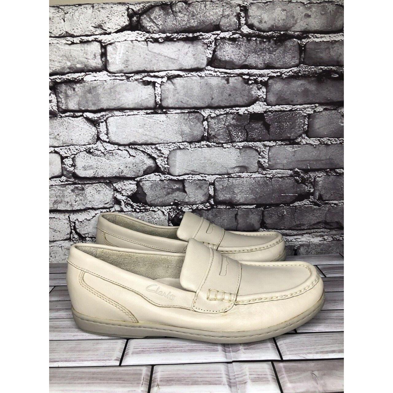 Clarks penny hot sale loafers