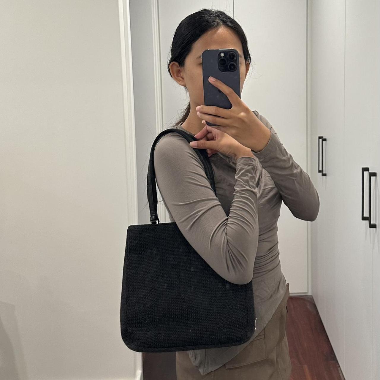 バッグ PRADA archive 00s knit shoulder bag Prada Archive 1999 Wool Knit Shoulder Bag Bag is in | Depop