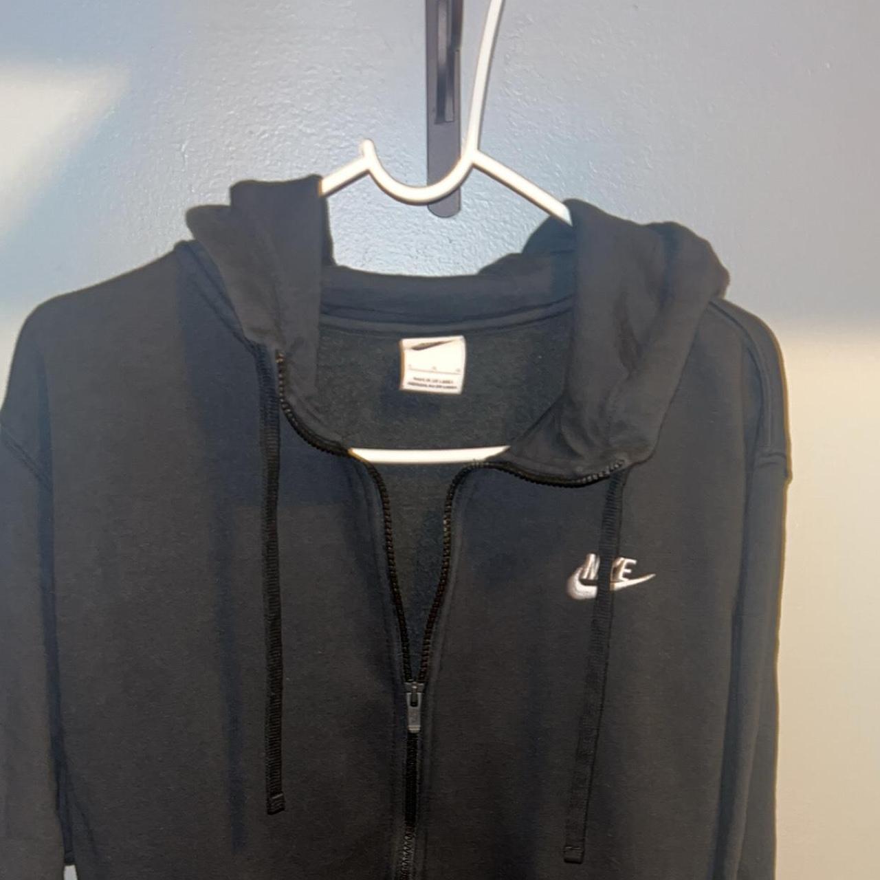 oversized nike zip up hoodie