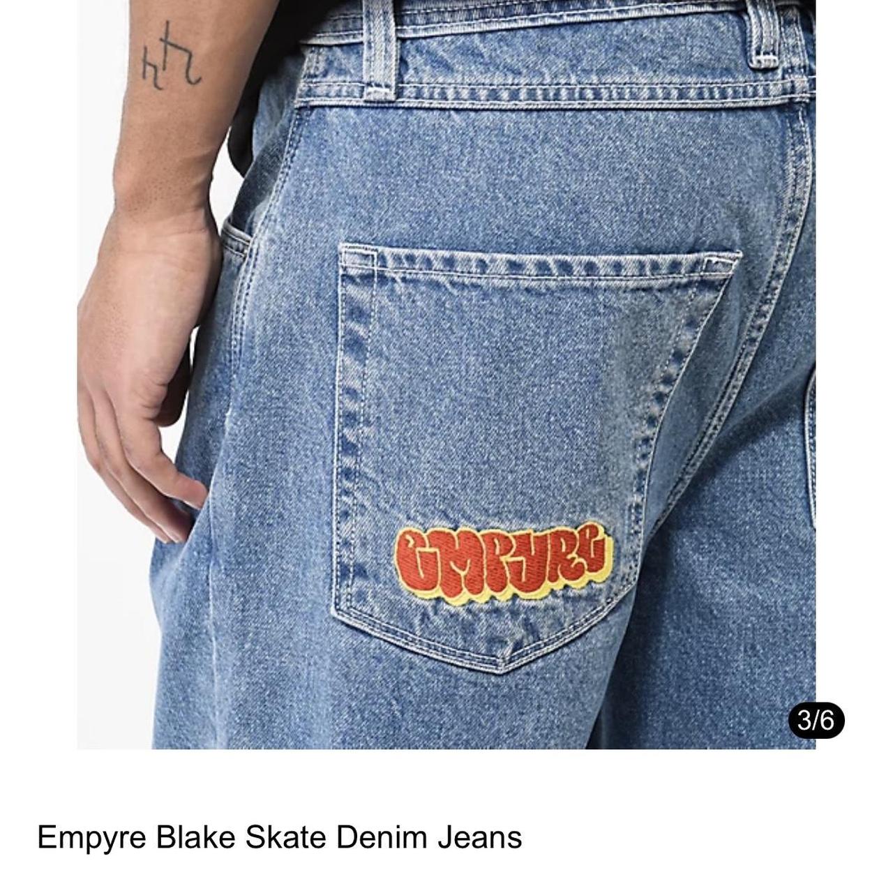 Empyre Blake Embroidered Sk8 Jean. Kids size 7