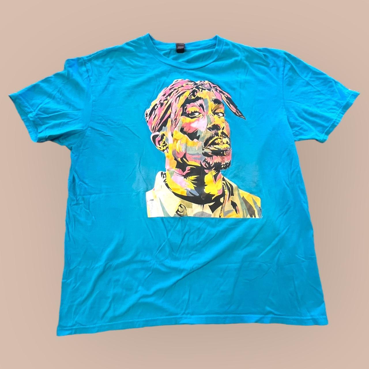 TUPAC GRAPHIC T-SHIRT (XL) #tupac #rap Depop