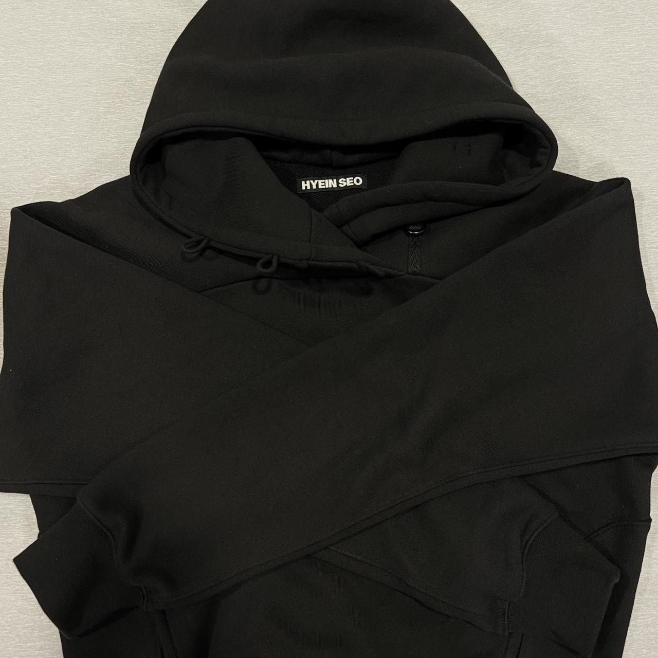 HYEIN SEO - Black Button Hoodie DM first... - Depop