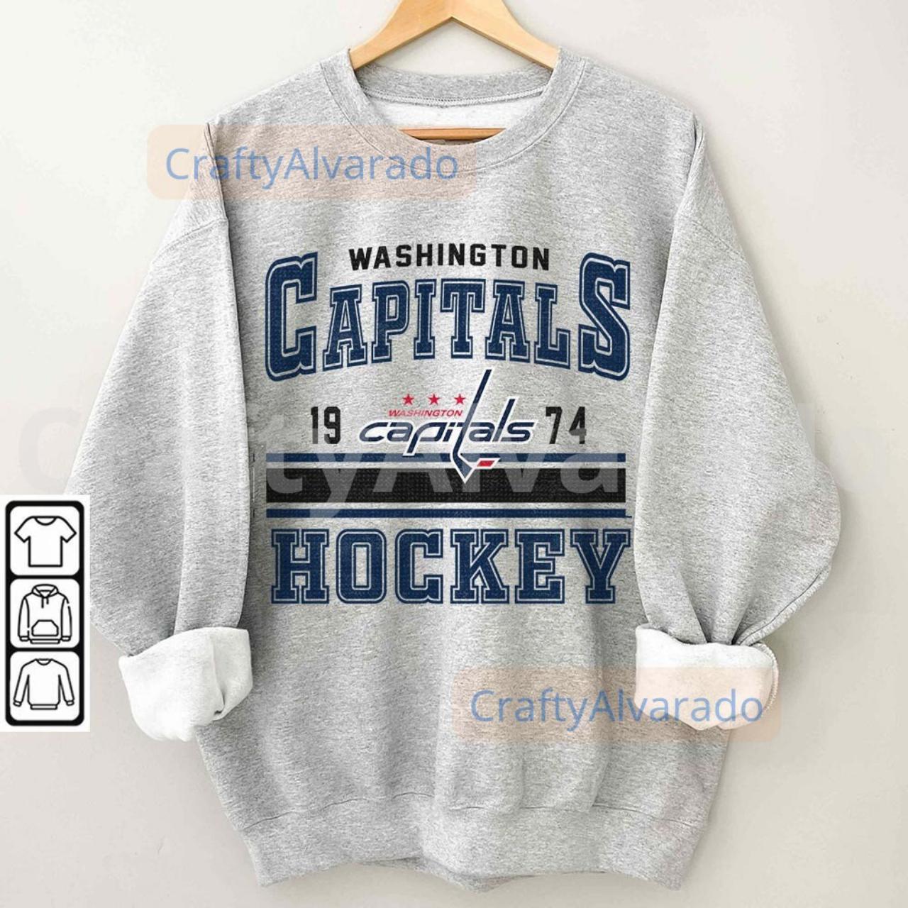 Washington Capitals Vintage 90s Sweatshirt Depop