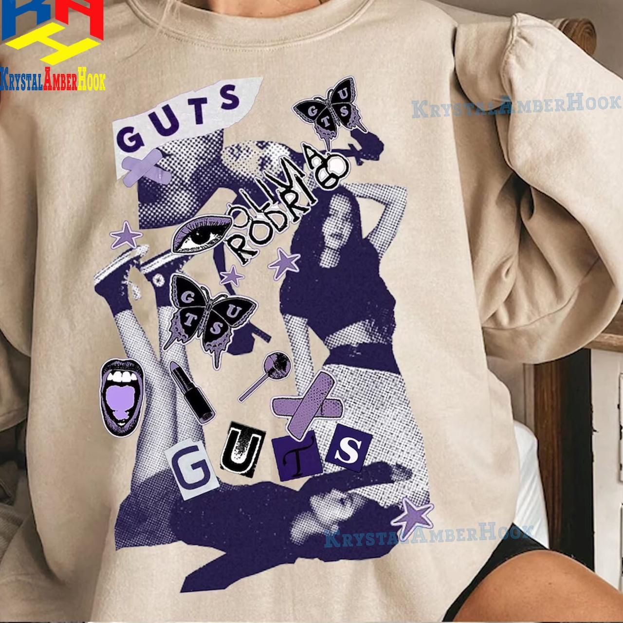 Olivia Rodrigo Guts Shirt Merch Tour 2024 Unisex Classic