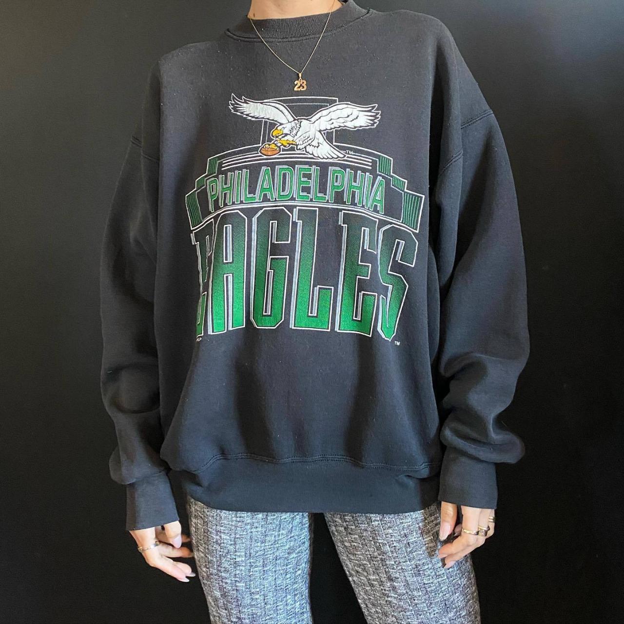 Philadelphia eagles hotsell men's crewneck sweatshirt