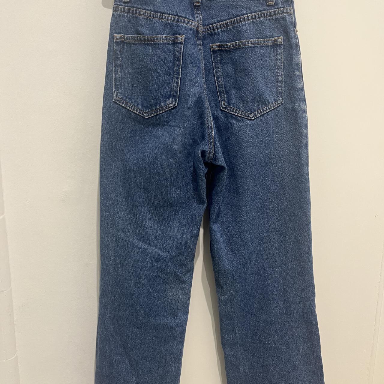 Blue wide-legged jeans - Depop