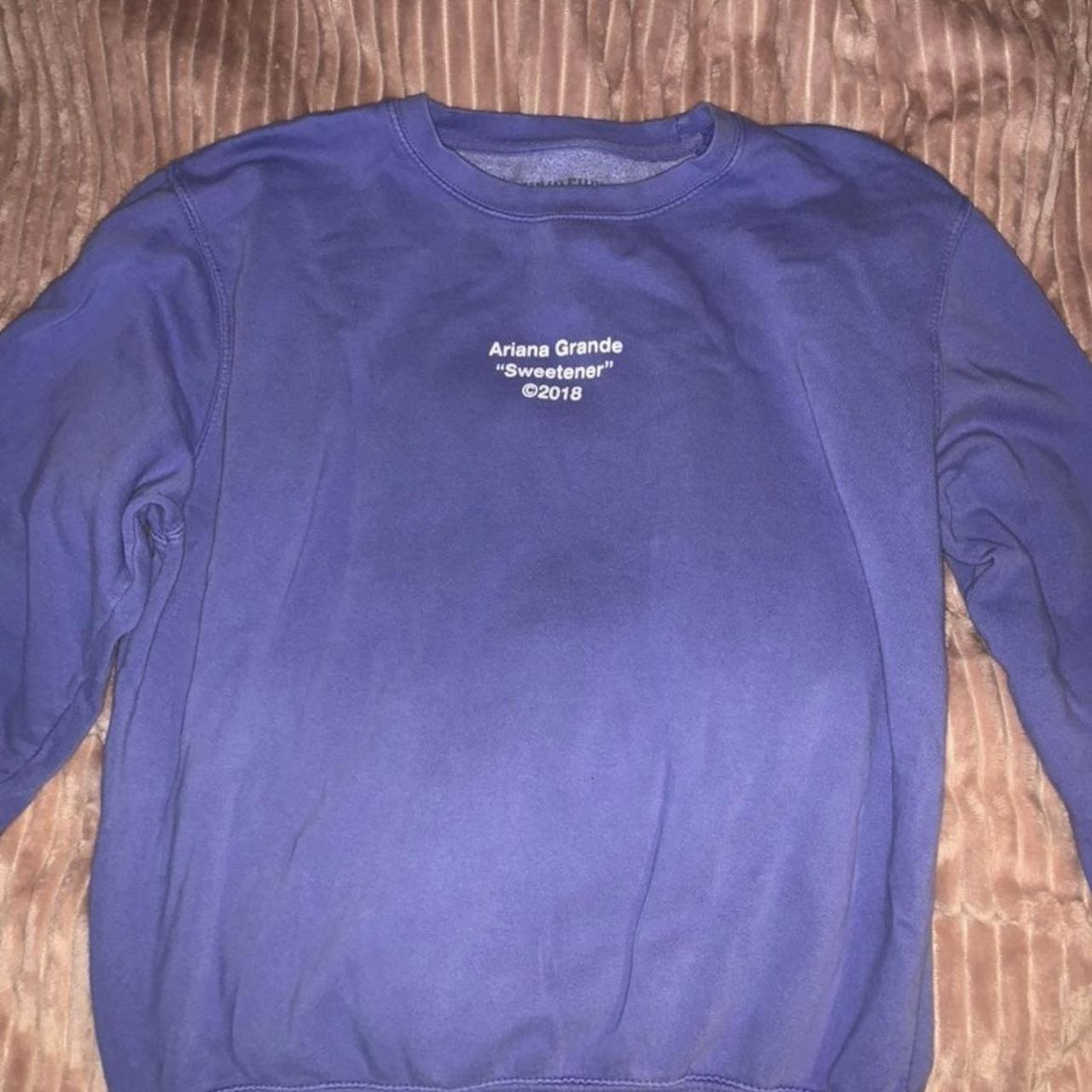 Sweetener purple cheap sweatshirt