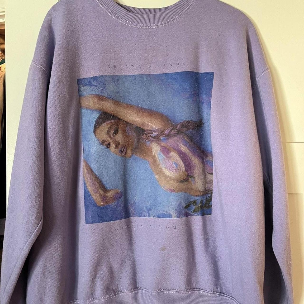 Ariana grande purple online sweatshirt