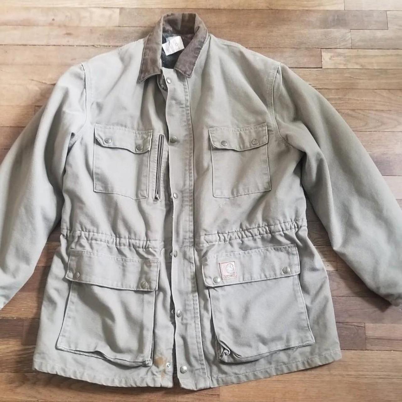 Carhartt sandstone clearance chore coat