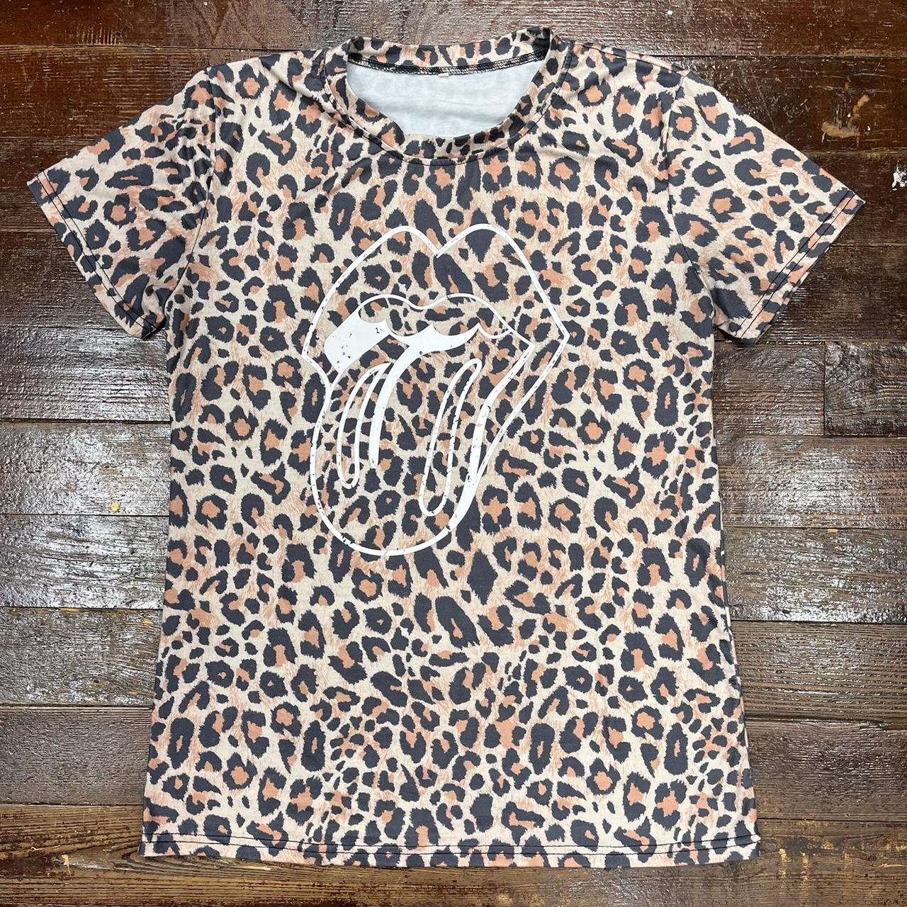 cheetah rolling stones shirt