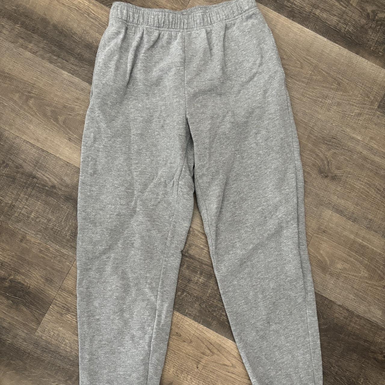 Wild fable, High waisted grey sweatpants, cuffed at... - Depop