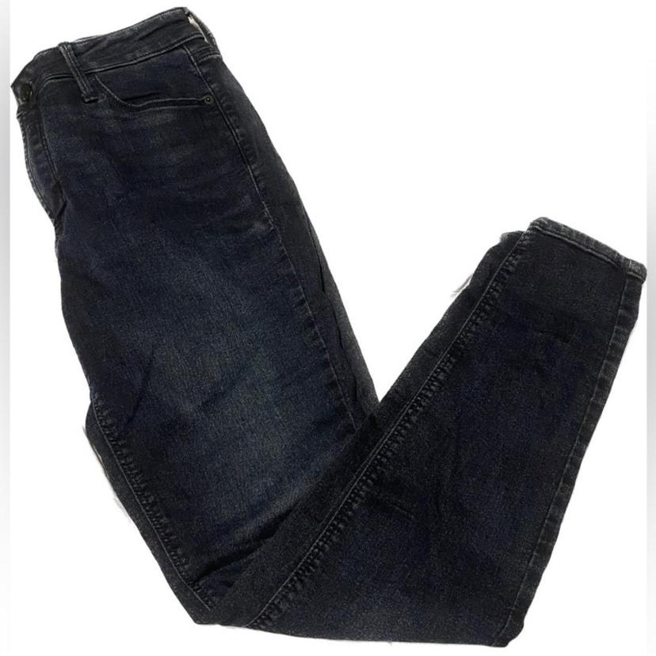 old navy black rockstar skinny jeans - Depop