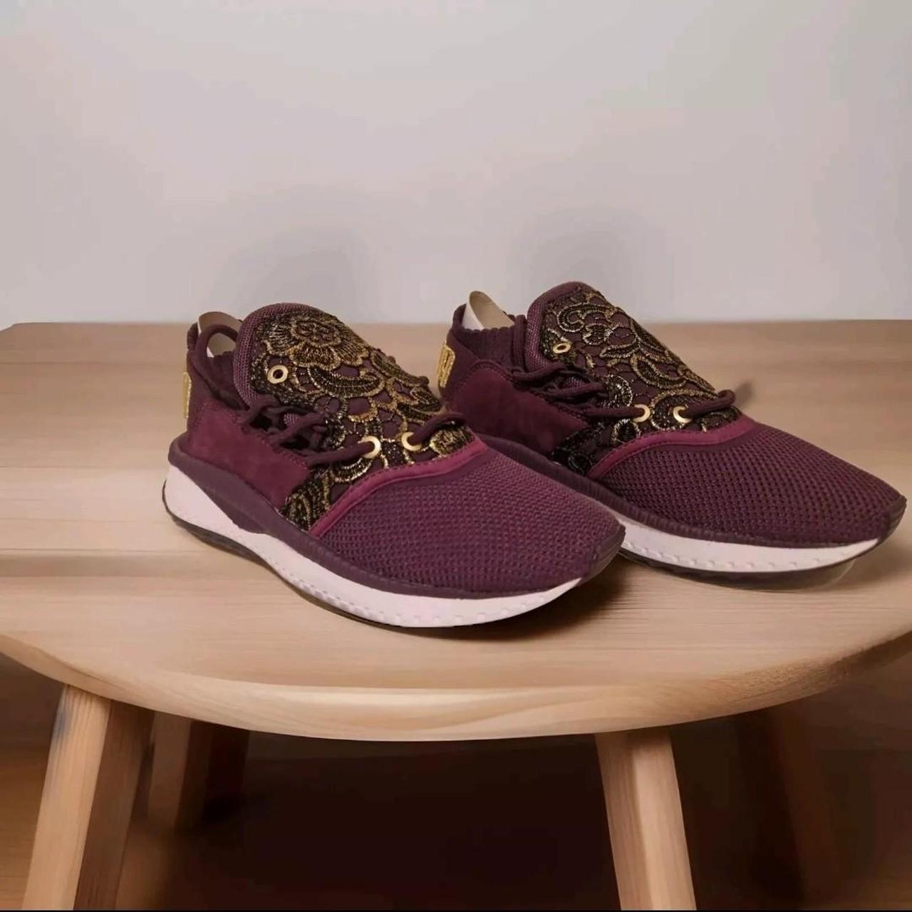 Puma Ignite Tsugi Shinsei Mesh Lace Purple Gold. Depop