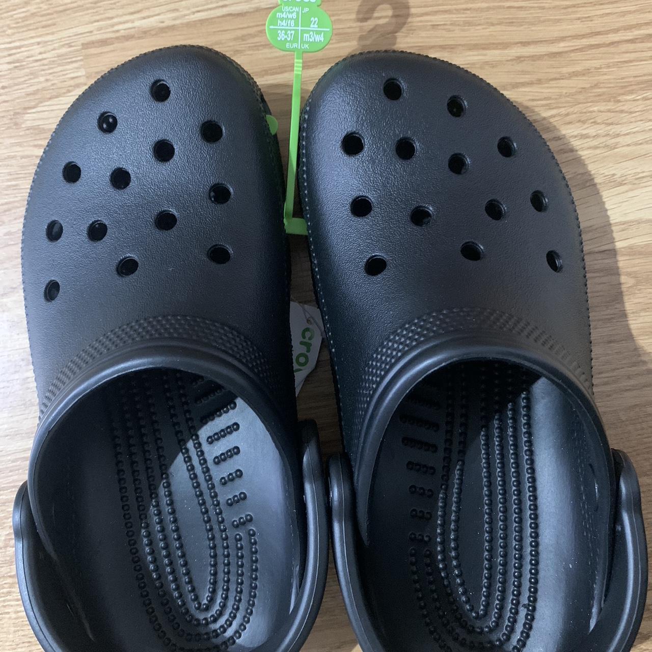 Crocs classic black UK M3/W4 European size 36-37 - Depop