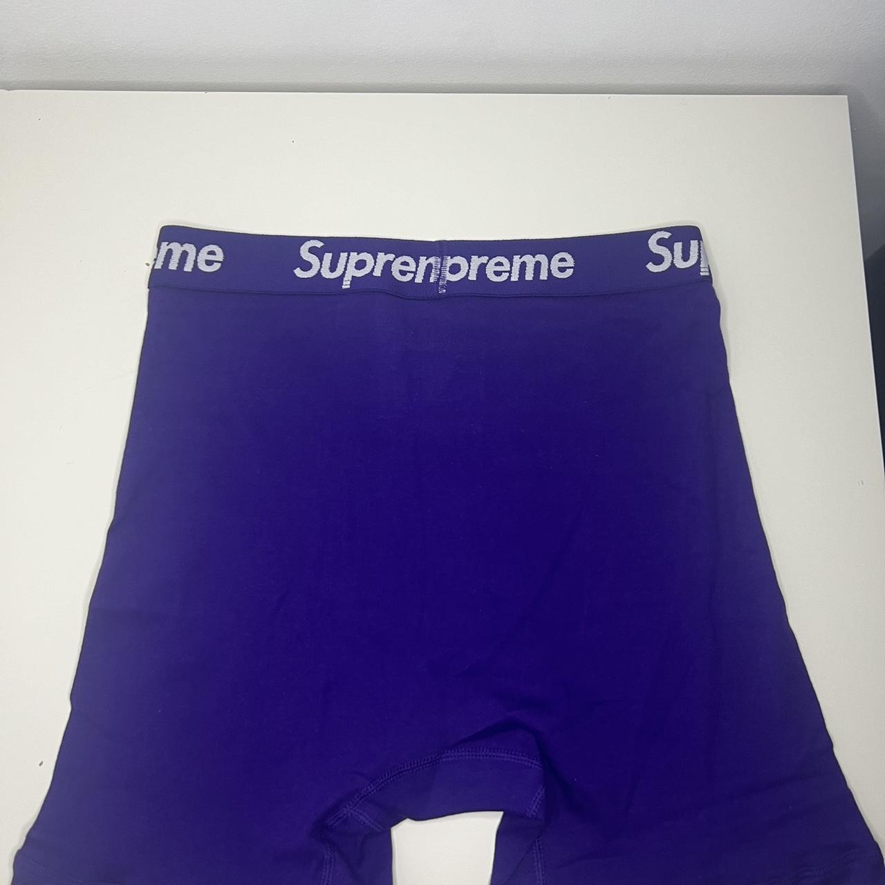 Hanes Boxer Briefs Supreme Purple Hanes Boxer Shorts Supreme