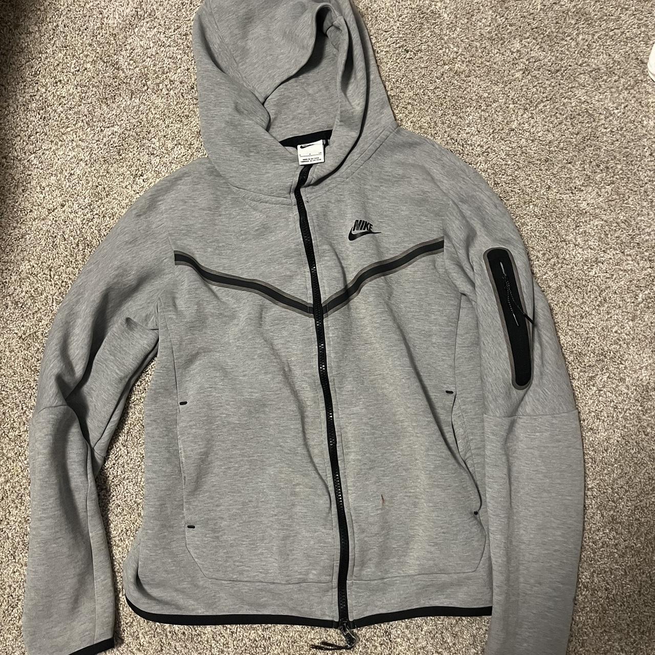 mens tech fleece grey