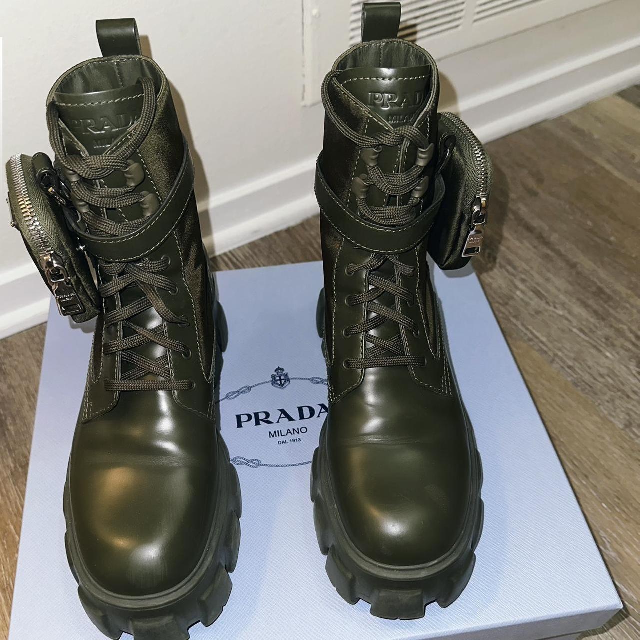 prada combat boots mens