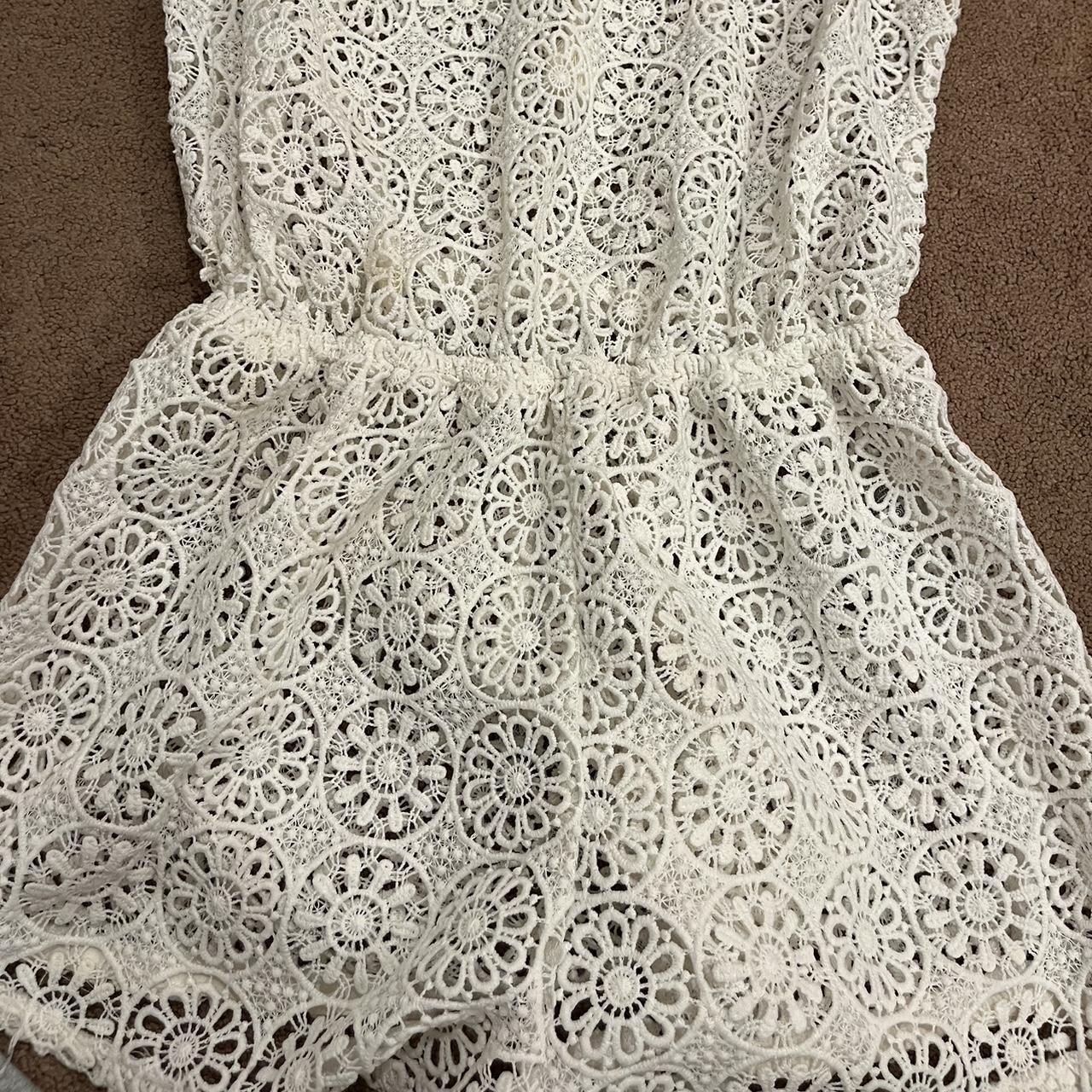 Hollister crotchet bathing suit cover up Depop