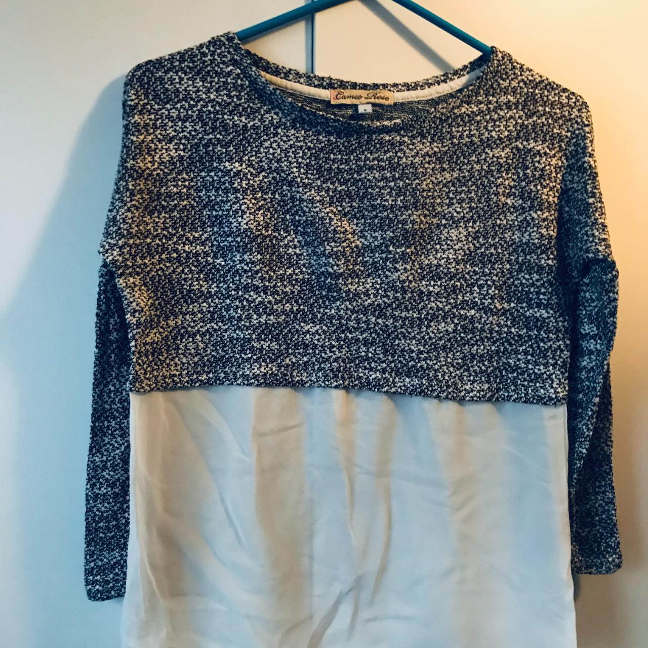 Ladies long sleeve blouse top. Size 8. - Depop