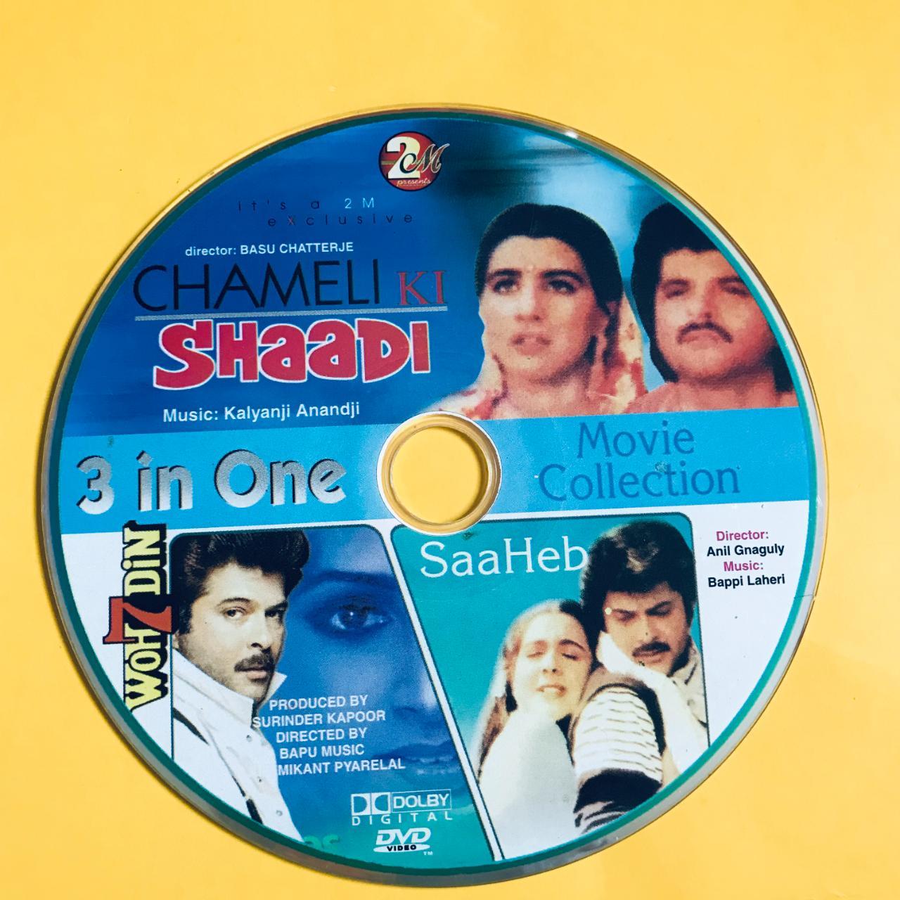 3 in ONE movie collection. Bollywood DVD.. SaaHeb,... - Depop