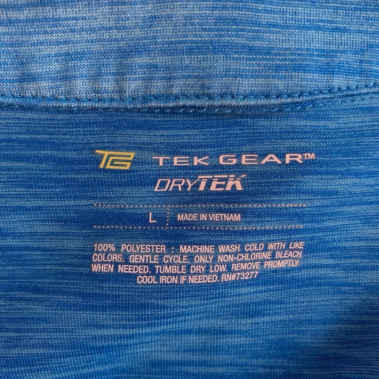 Tek Gear Men's Dry Tek Blue Short Sleeve - Depop