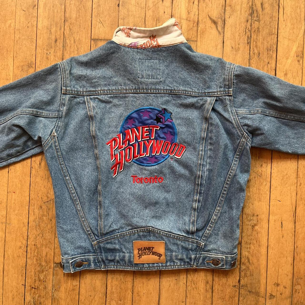 Vintage planet Hollywood Orlando denim jean jacket 2024