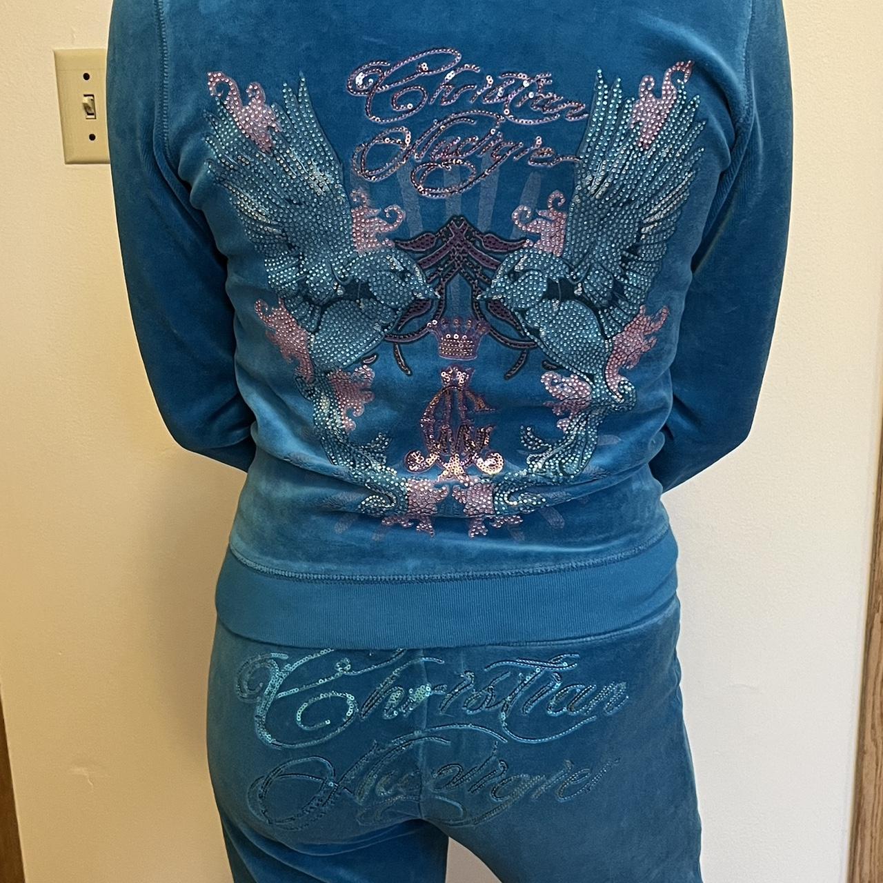 christian audigier tracksuit in great condition Depop