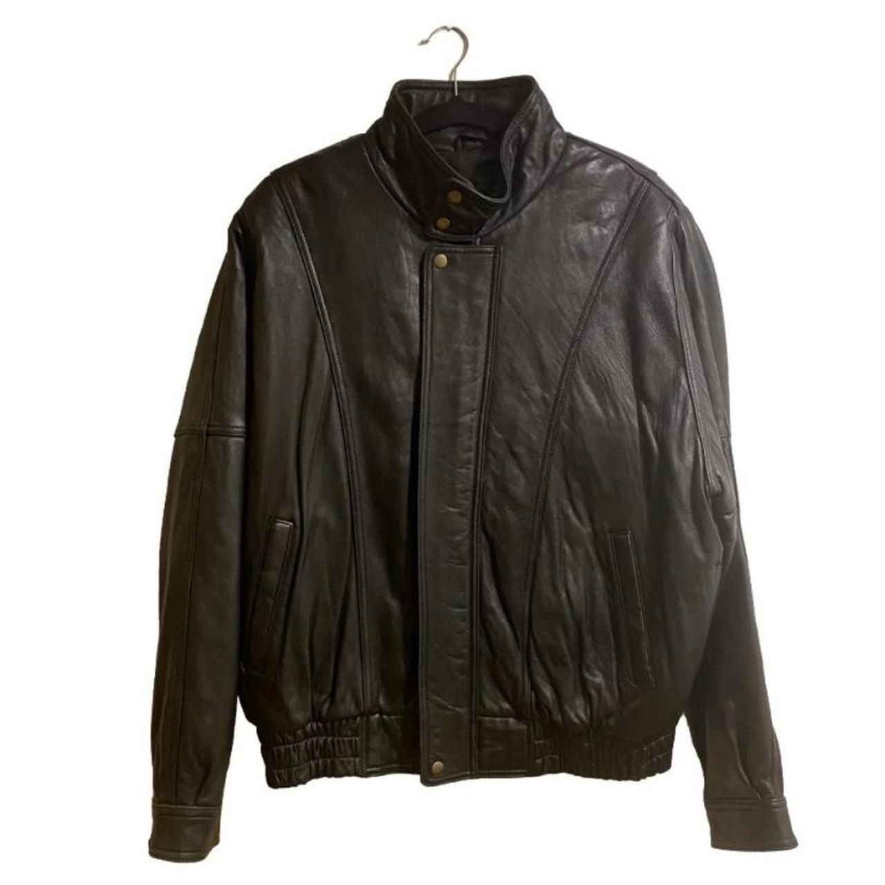 Colebrook Leather bomber Jacket. Leather Bike. Depop