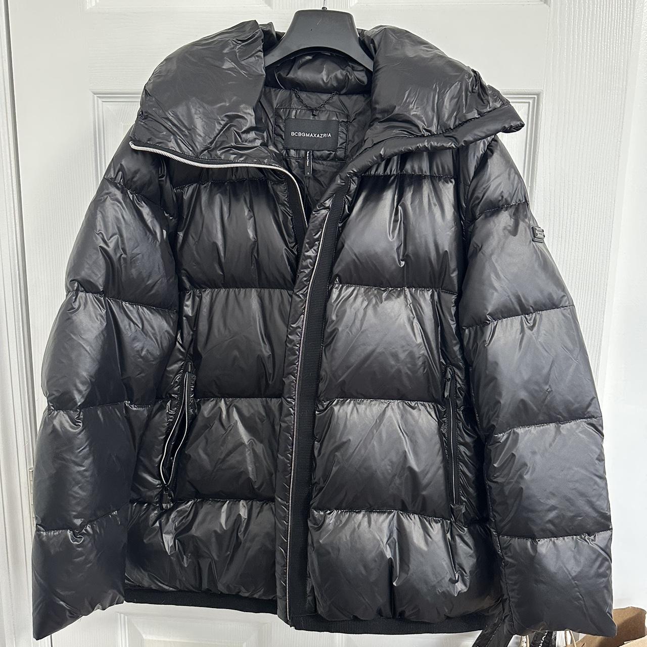 Bcbg black puffer jacket hotsell