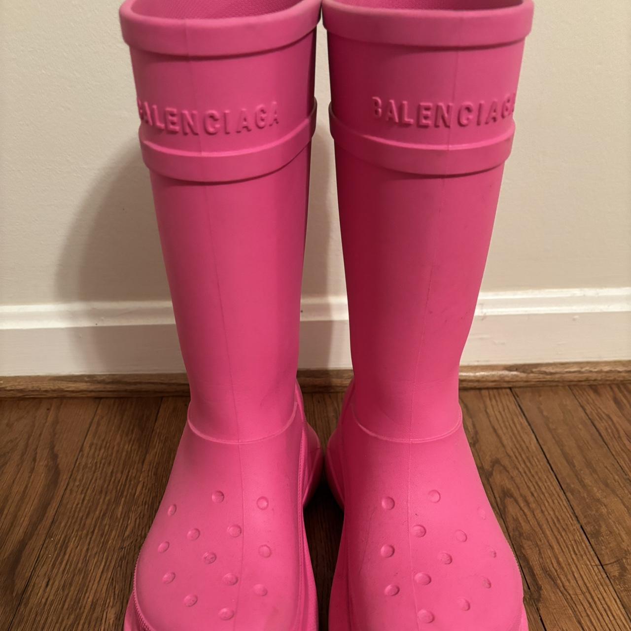 Balenciaga sales pink boots