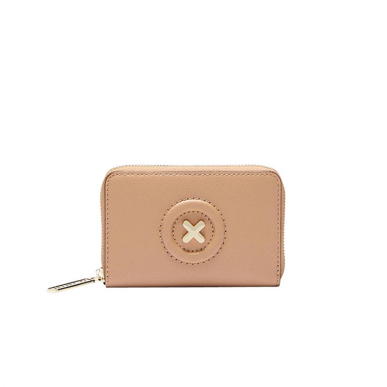 Mimco Fantasy Small Wallet in soft tan/taupe and... Depop