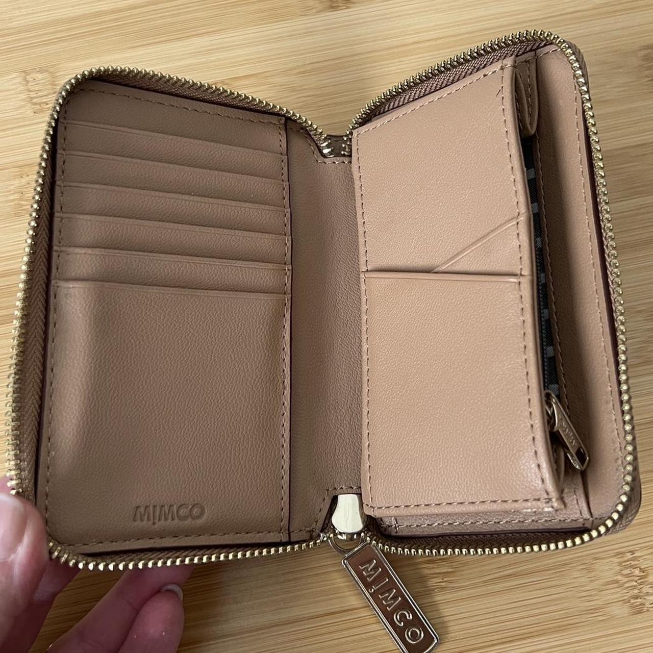 Mimco Fantasy Small Wallet in soft tan/taupe and... Depop