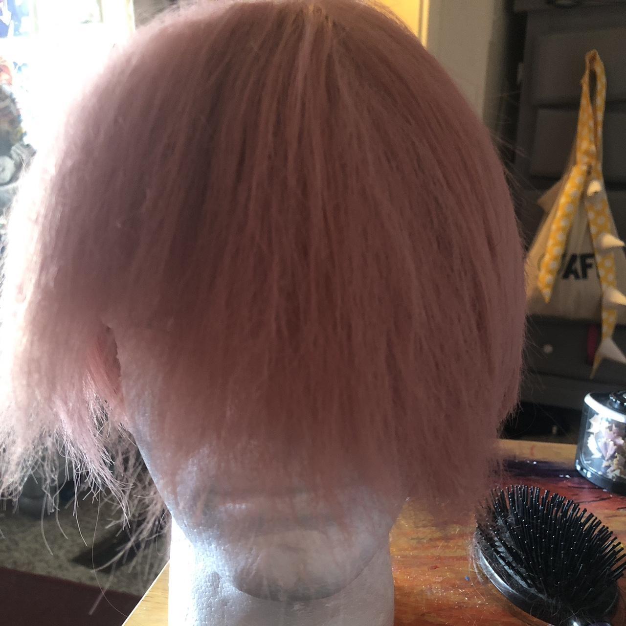 Short Pink Cosplay Wig Previously used as Angel Dust... - Depop