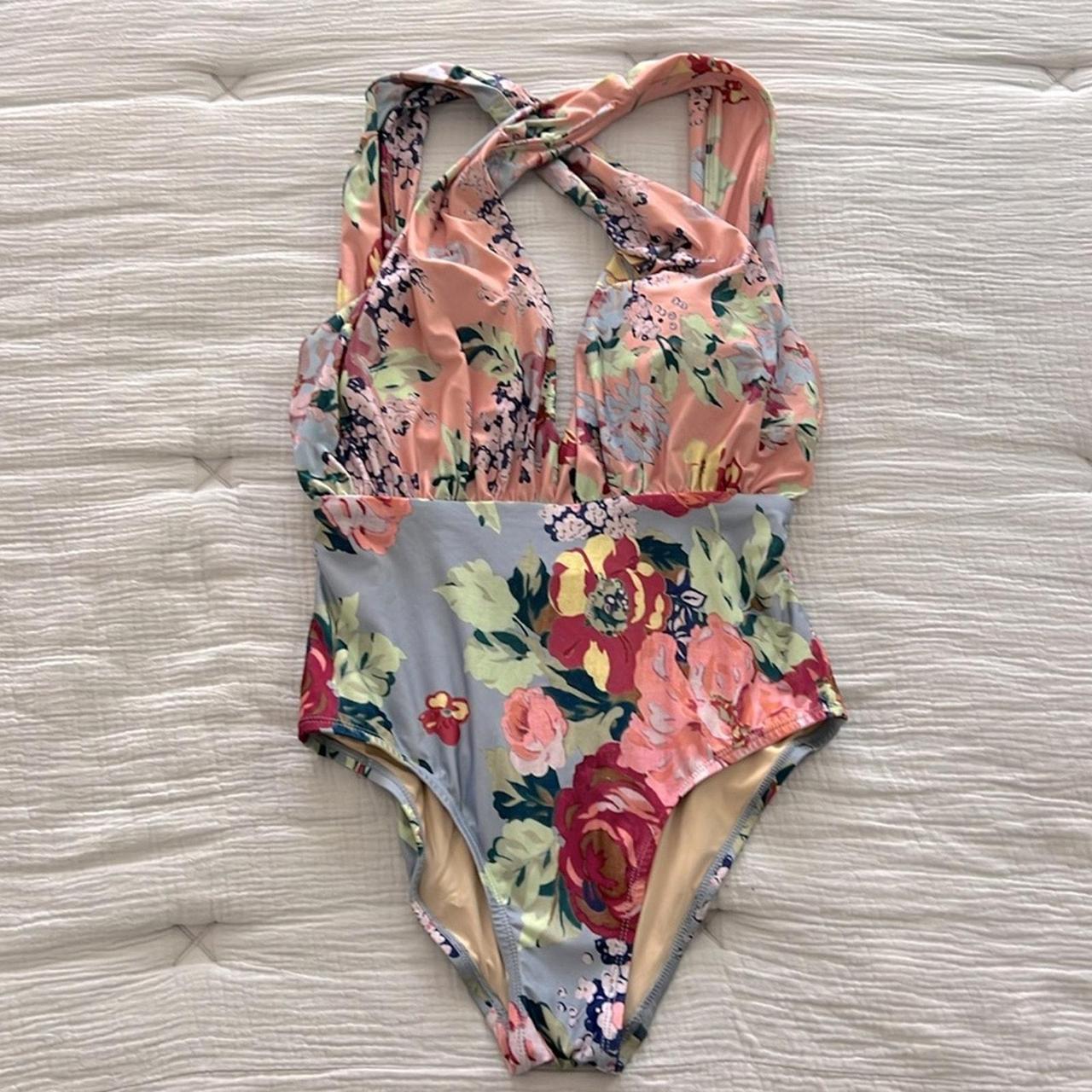 ALLIHOP x Anthropologie Floral One Piece BATHING