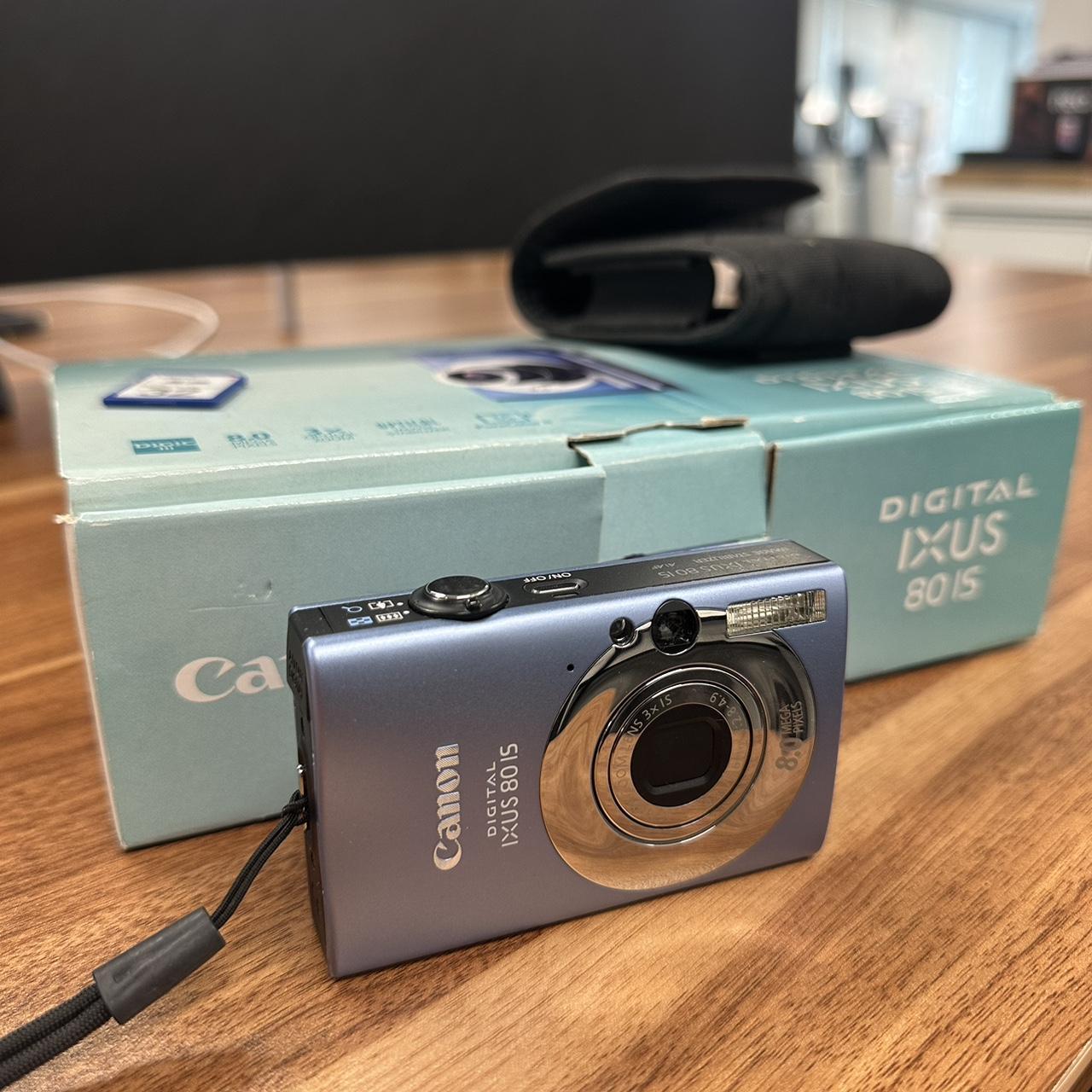 Canon IXUS 80 IS Blue Digital Camera 8.0 MP In... - Depop