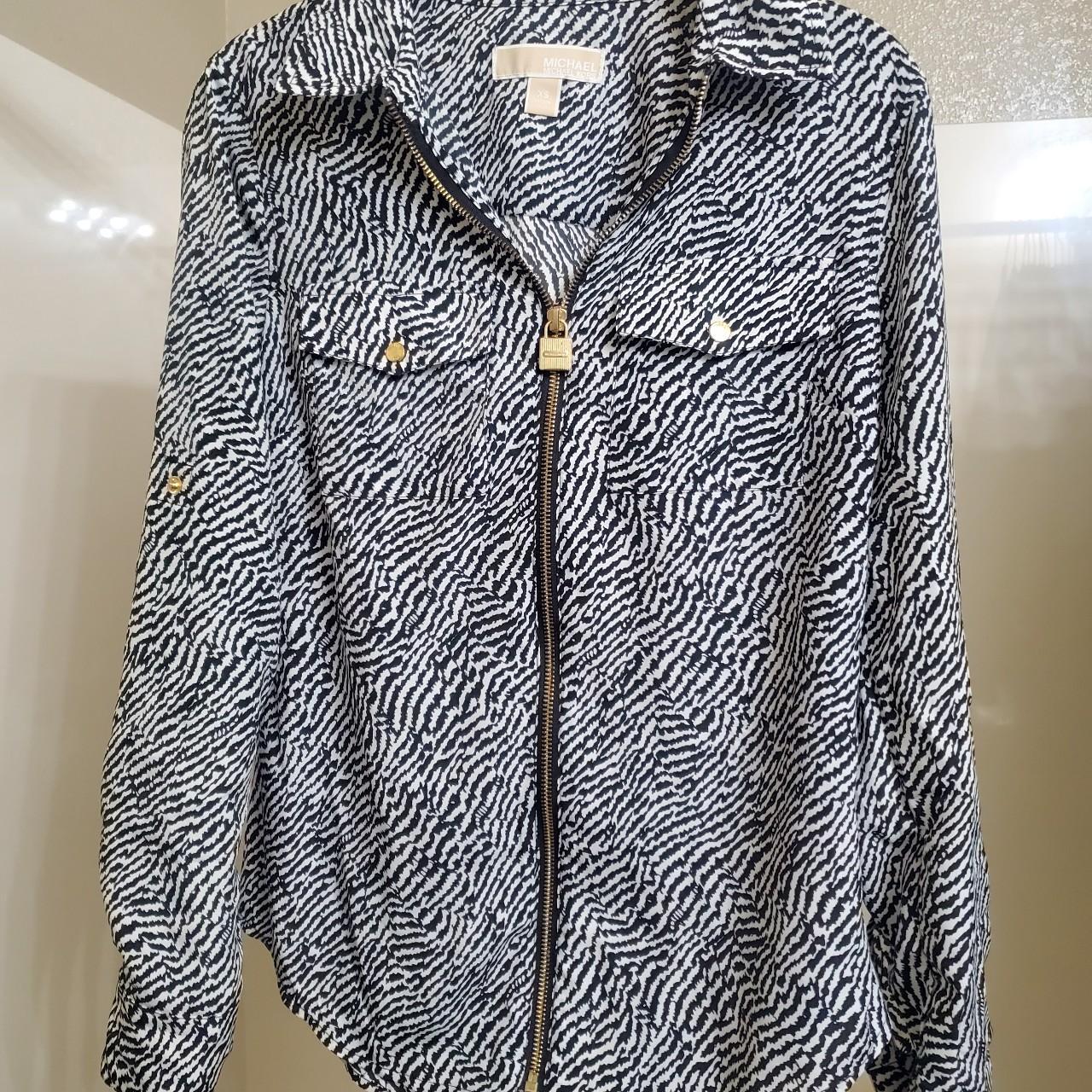 Michael kors on sale blouses grey