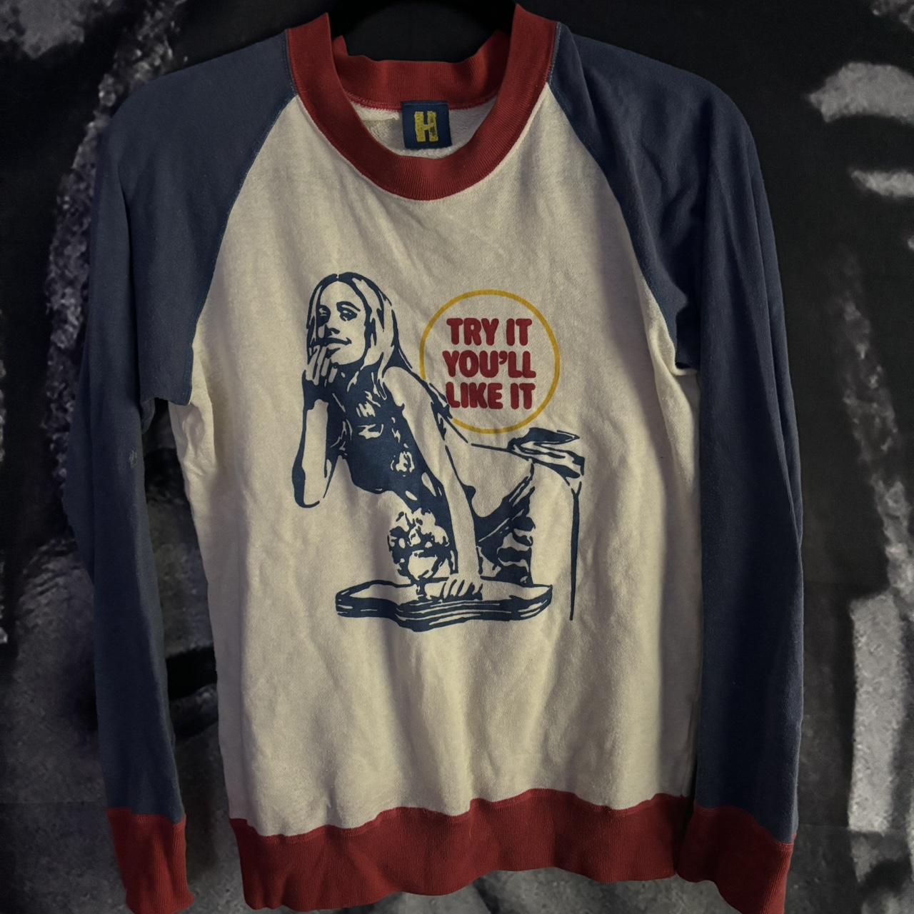 Hysteric Glamour “try it you'll like it” shirt... - Depop