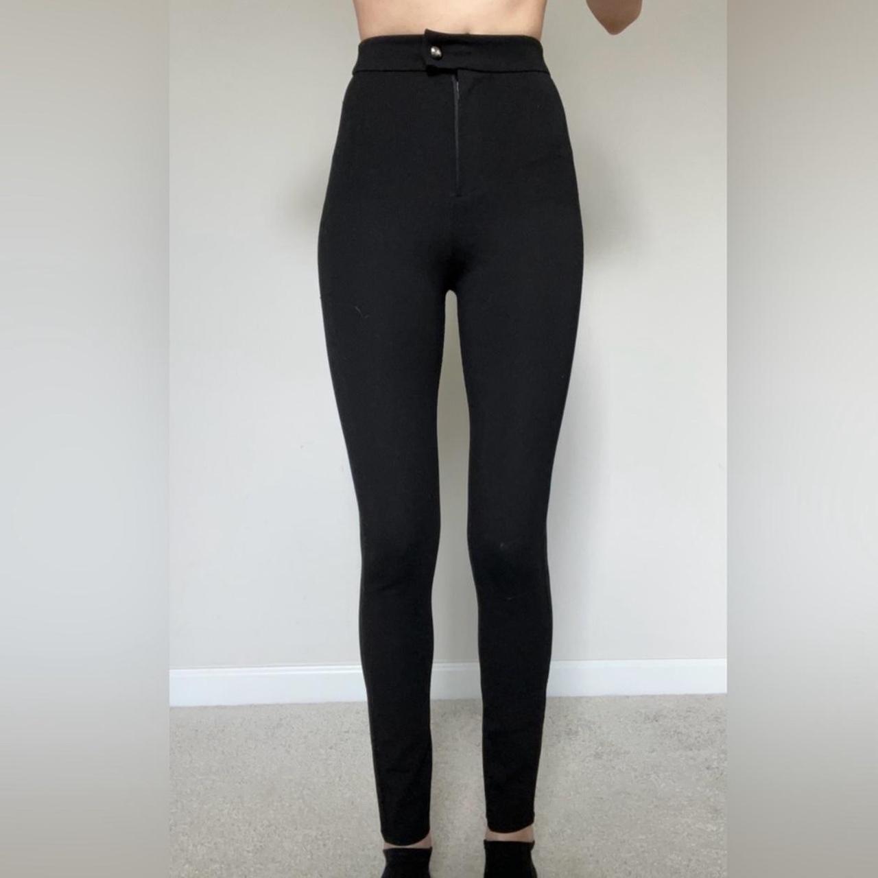 Zara high cheap waist skinny trousers