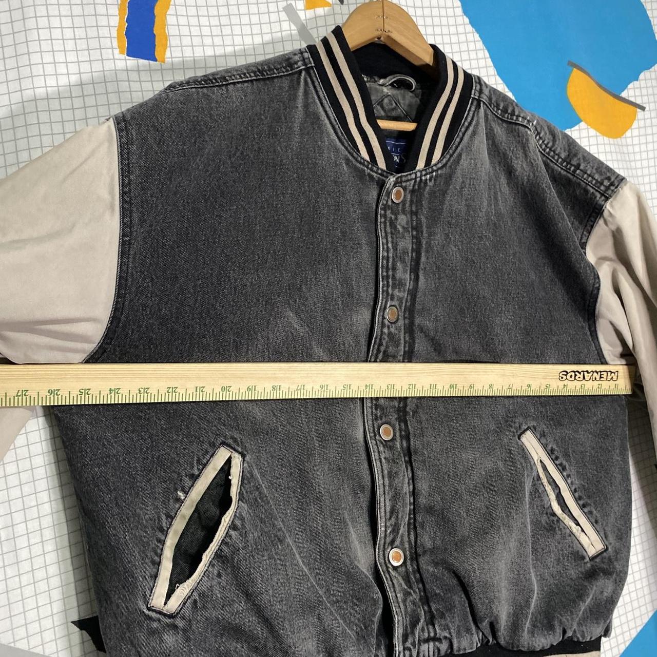 Basic Editions Men's Bomber Jacket - Grey/Black -… - image 4