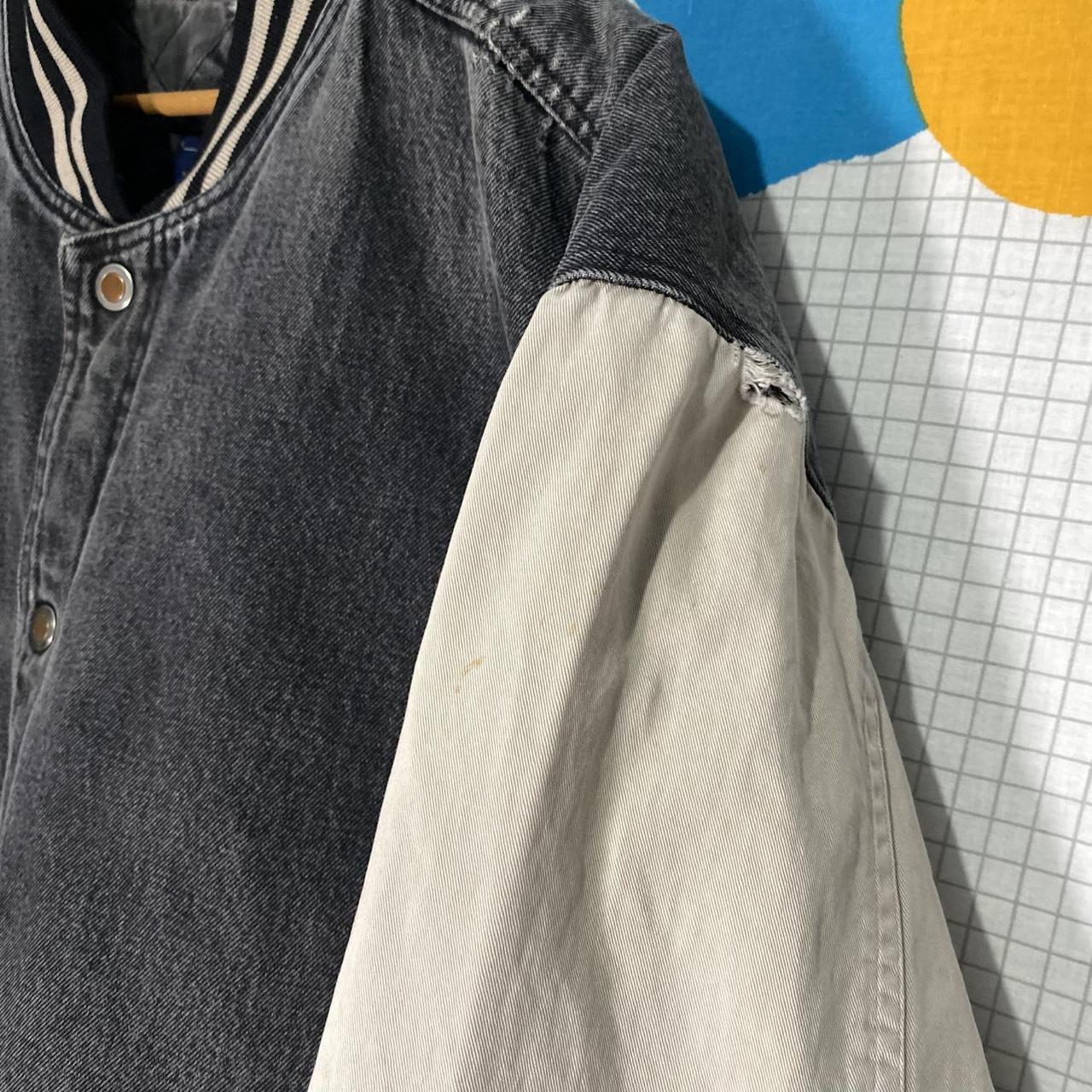 Basic Editions Men's Bomber Jacket - Grey/Black -… - image 8