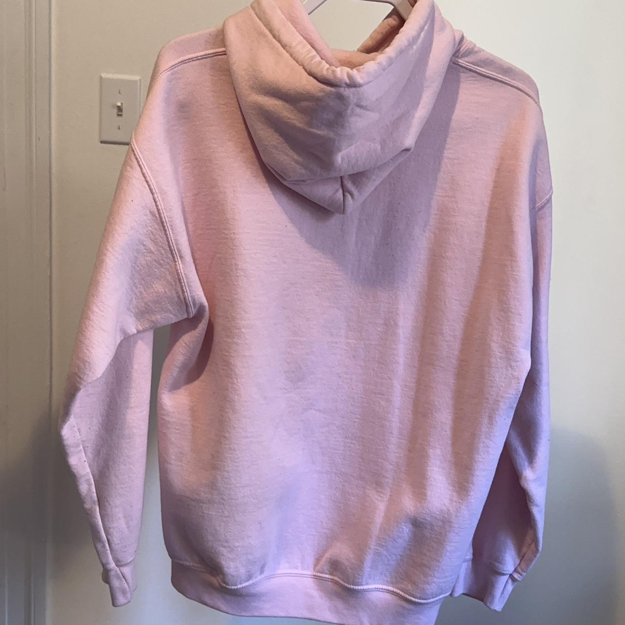 HUF Men's Pink and Black Hoodie Depop